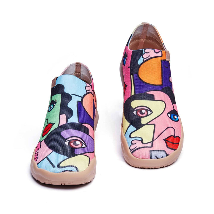 UIN Footwear Women Who I Am Madrid Canvas loafers
