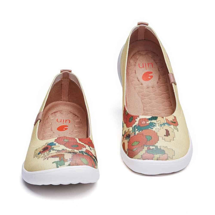 UIN Footwear Women Wildflower Valencia Canvas loafers