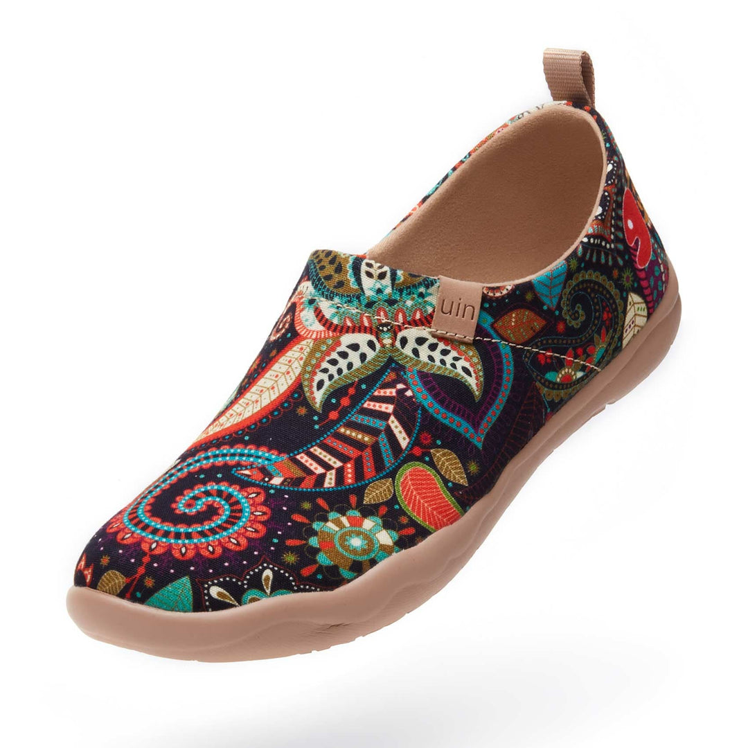 UIN Footwear Women Wonder Mandala Toledo I Women-US Local Delivery Canvas loafers
